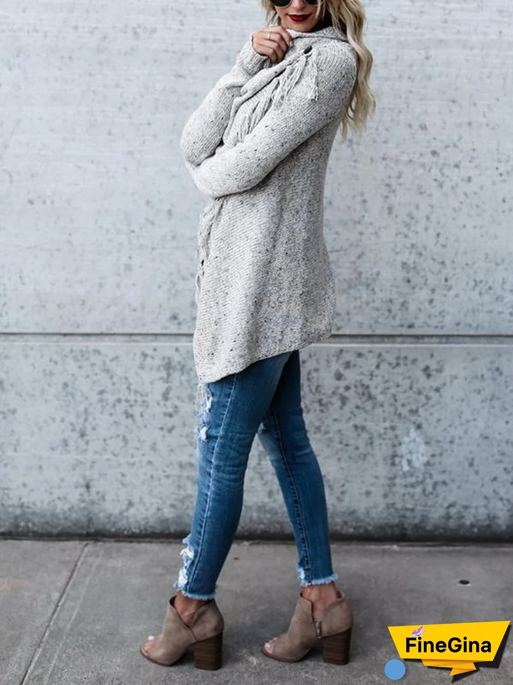 Tassel Long Cardigan