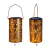 Solar Hanging Lights IP65 Waterproof Hummingbird Hanging Lantern Garden Lantern for Outside Tree Patio Yard Lawn Porch Decor