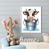 Bucket Cow-Paint By Numbers Acrylic Painting 40*50CM