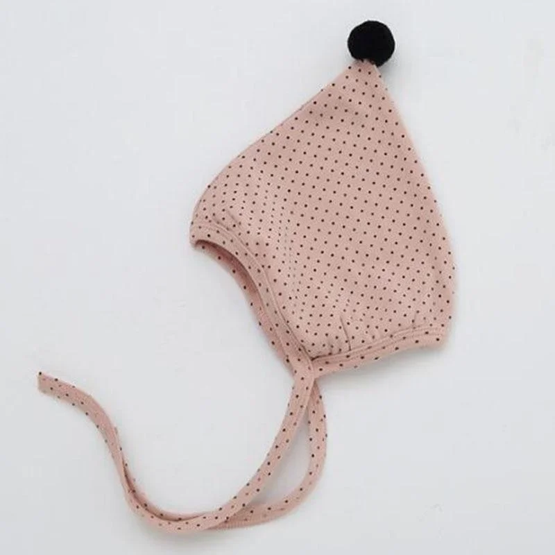 Spring Autumn Infant Baby Boys Girls Long Sleeve Wave Point Rompers + Pants + Hat Clothing Sets Kids Boy Girl Suit Clothes