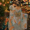 Geisha- peinture diamant sp&eacute;ciale partielle, 30 x 30 cm / 11,8 x 11,8 pouces