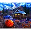 (60*50cm)Outdoor Halloween Scene - Full Round Drill Diamond Painting