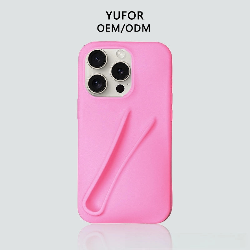 Haili Lipstick Lipstick Lip Glaze Phone Case For Apple IPhone13/14/15promax