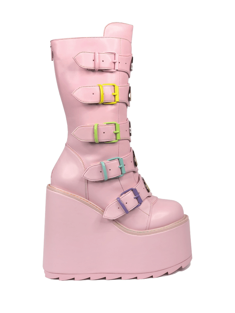 Boots Rainbow - Pastel Pink