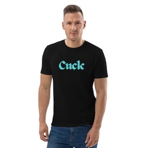pornhint Pornhint CUCK T-shirt Unisex organic cotton t-shirt gift  CheekyShirts Kinky, kink, cuckold, FLR