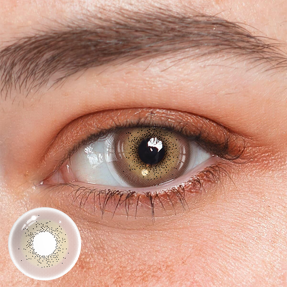 Gimlet Brown Coloured Contact Lenses