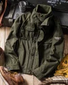 CRUSH ON RETRO - MENS M-65 JACKET LOOSE ARMBANDS DOUBLE COLLAR MILITARY TACTICAL STYLE CLASSIC MALE OUTFITS