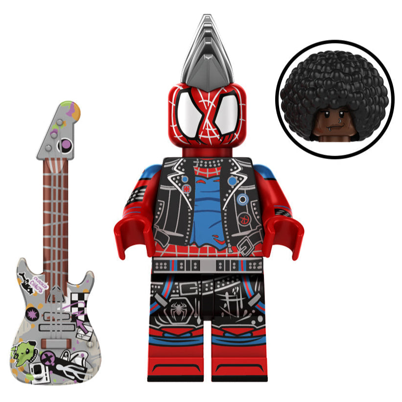 Spider-Punk (Across the Spider-Verse) Custom Marvel Superhero Minifigure LBS monstertoys