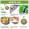 Diamond Painting 2D Flat Butterfly Mandala Pendant Wall Decor for Home & Windows