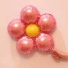 50PCS Aluminum Film 18" Colorful 5 Petals Flower Shaped Balloons Wedding Party Festive Decors