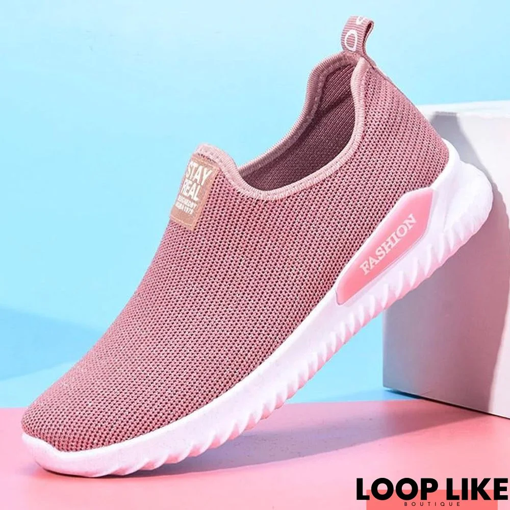 Women Sneakers Fashion Sock Shoes Female Vulcanized Shoes Casual Slip On Flats