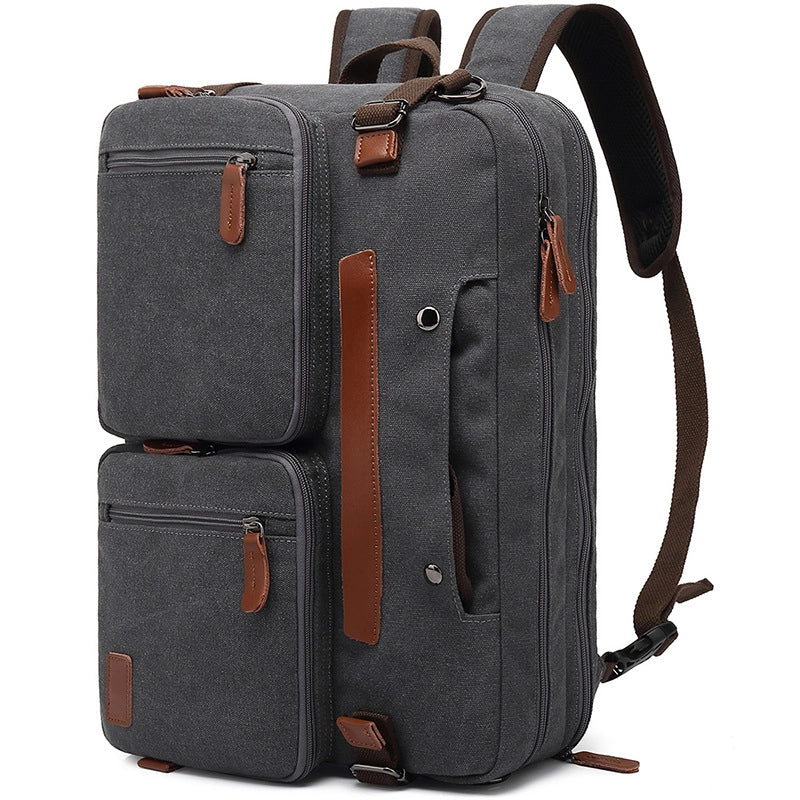 Waterproof Solid Color Casual Daily Shopping Laptop Backpack
