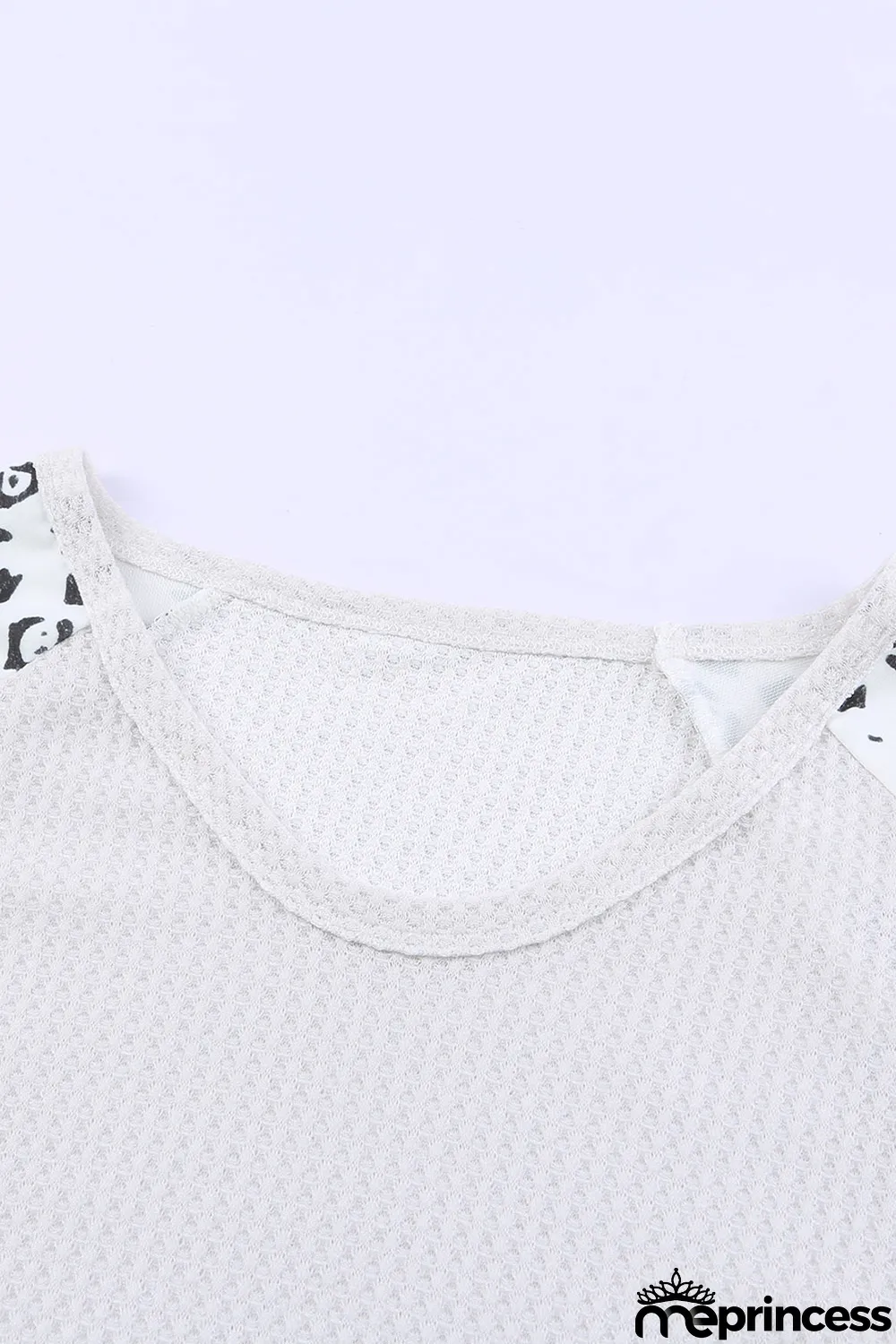 Leopard Print Thermal Long Sleeve Top