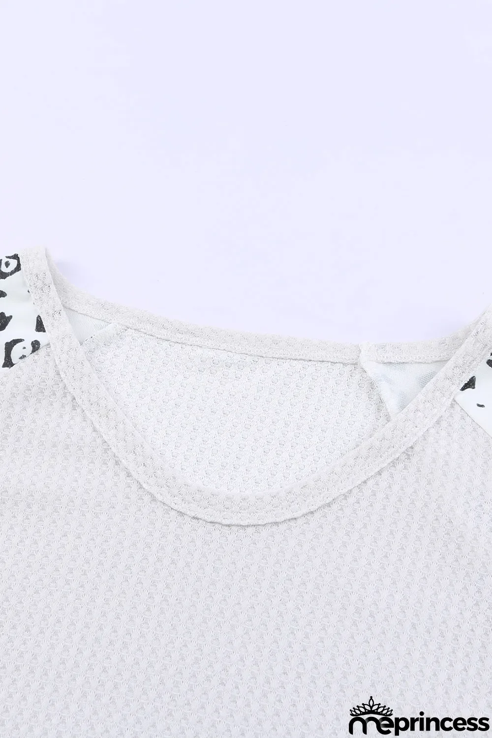 Leopard Print Thermal Long Sleeve Top