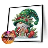 (US Local)4Pack Xmas-Crystal Rhinestone Diamond Painting(30x30cm)
