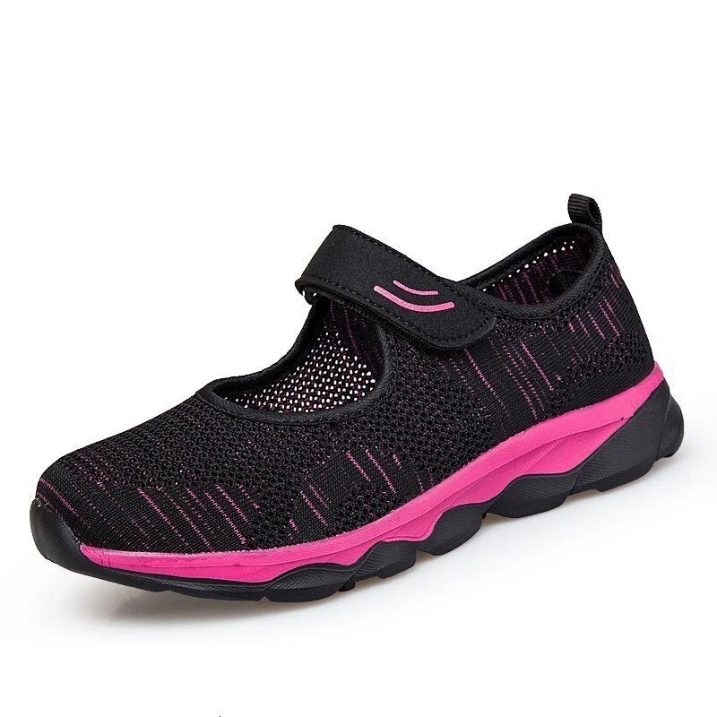 Flat Shoes Female Breathable Lightweight Fashion Mesh Comfortable Soft Women Loafers Super Light Casual Shoes  Ladies