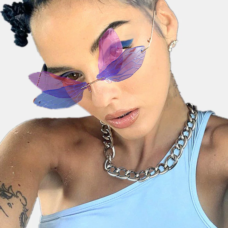 I Am A Dragonfly Colorful Sunglasses