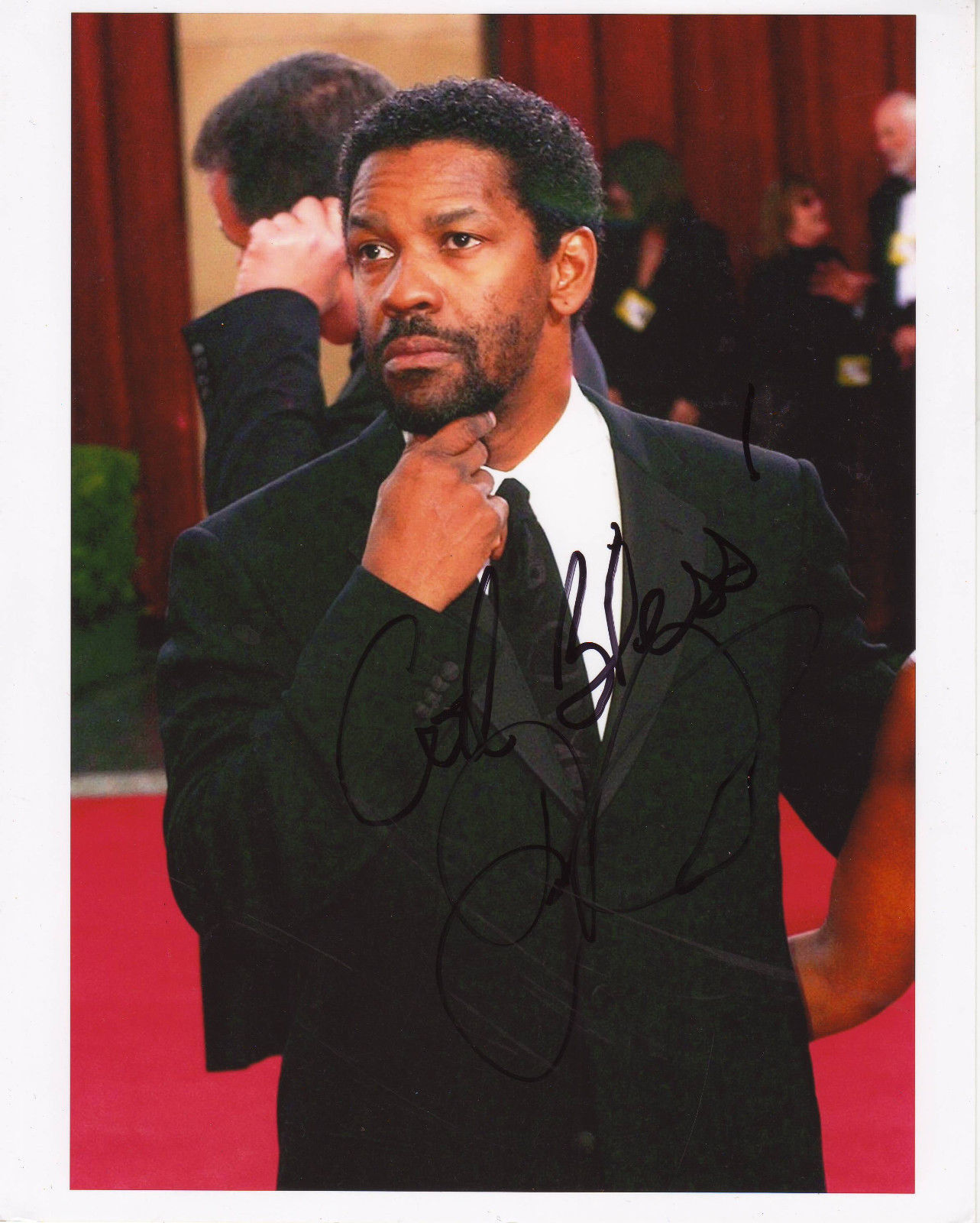 DENZEL WASHINGTON AUTOGRAPH SIGNED PP Photo Poster painting POSTER