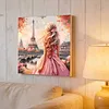 Framed Paris Dream-Paint by Numbers Acrylic Painting 35*35CM With Color Box 5ML(24Colors)
