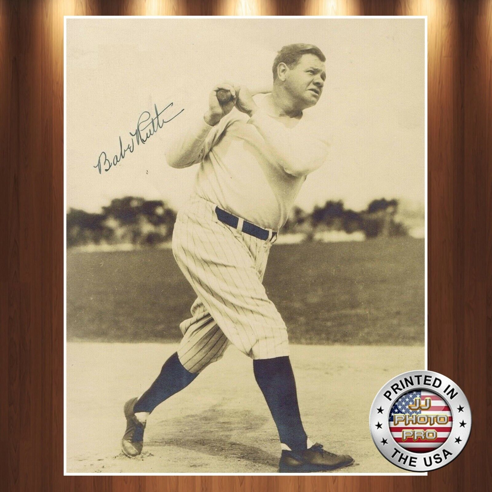 Babe Ruth Autographed Signed 8x10 Photo Poster painting (HOF Yankees) REPRINT