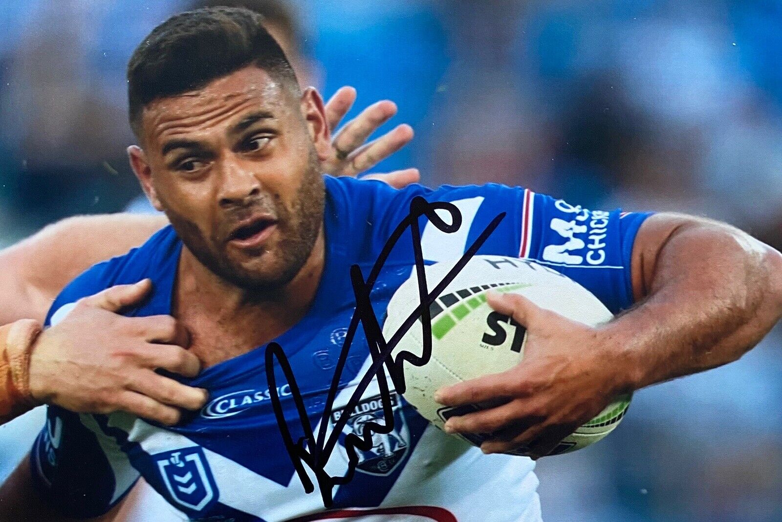 Rhyse Martin Genuine Hand Signed 6X4 Photo Poster painting - Canterbury Bulldogs 3