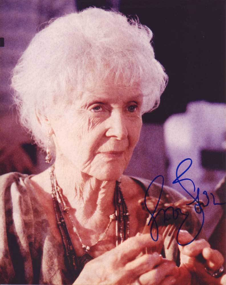 Gloria Stuart In-Person AUTHENTIC Autographed Photo Poster painting Titanic SHA #11497