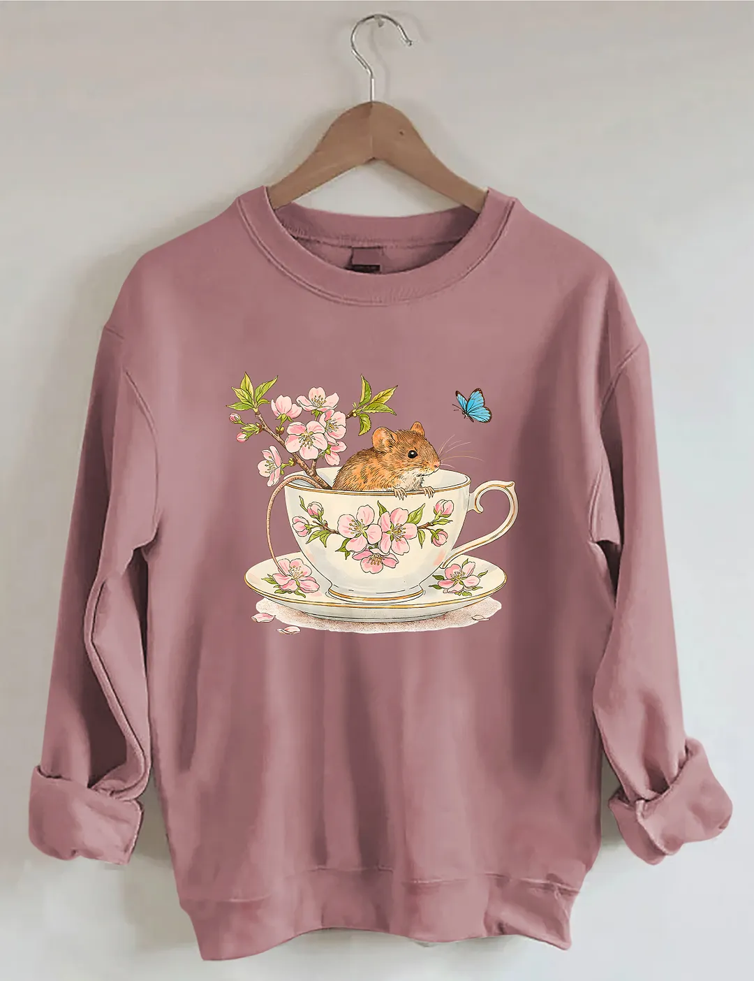 Cottagecore Mouse Sweatshirt