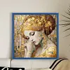 Gloden Woman-14CT Stamped Cross Stitch 50*50cm tapestrymarket