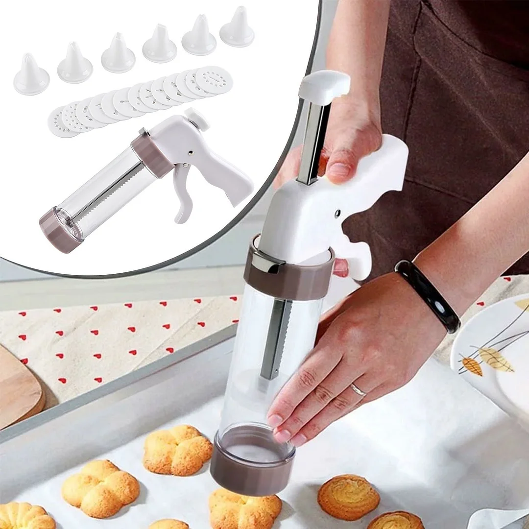 Cookie Press Set Stainless