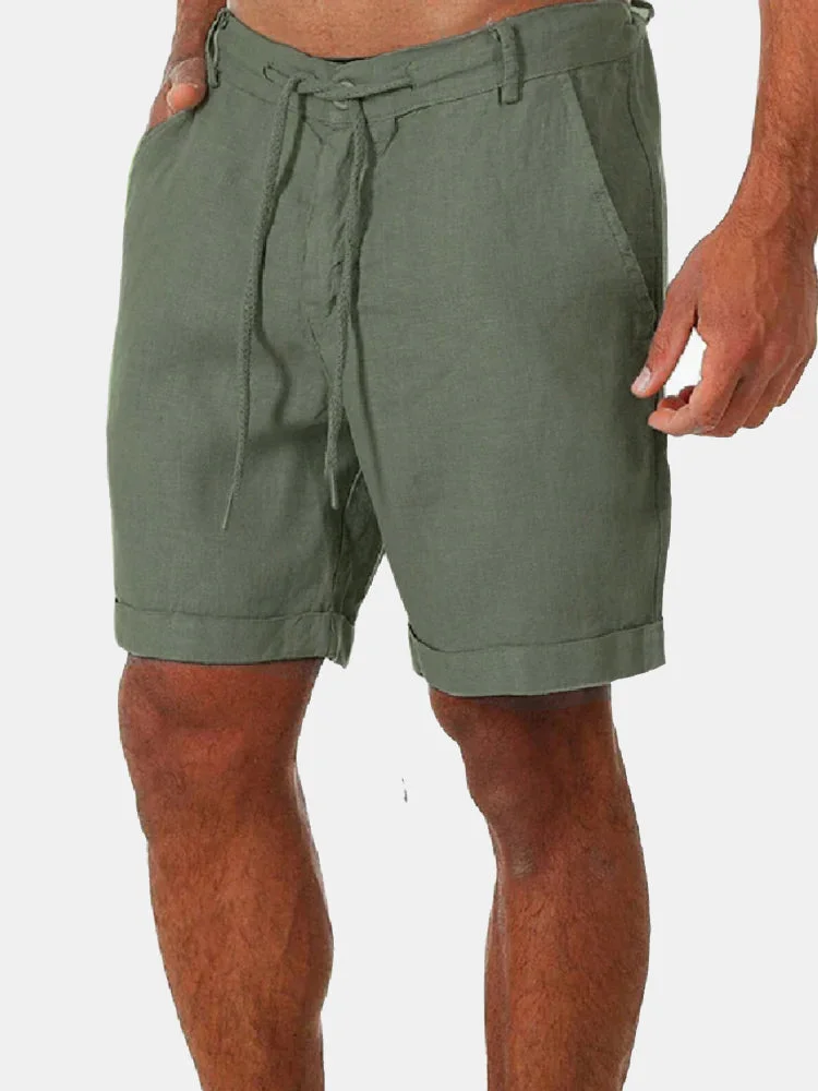 Men's Linen Shorts Summer Shorts