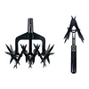 2 in 1 Garden Aerator Garden Soil Scarifier Rotary Tiller Rotary Cultivator Tool