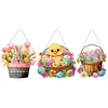 DIY Special Shaped Diamond Painting Easter Egg Bunny Festival Hanging With Lamp String Kit