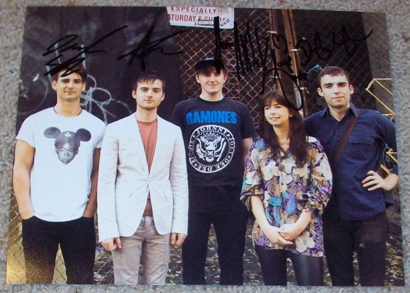 LITTLE GREEN CARS SIGNED 8x10 Photo Poster painting B STEVIE APPLEBY +4 AUTOGRAPH ABSOLUTE ZERO