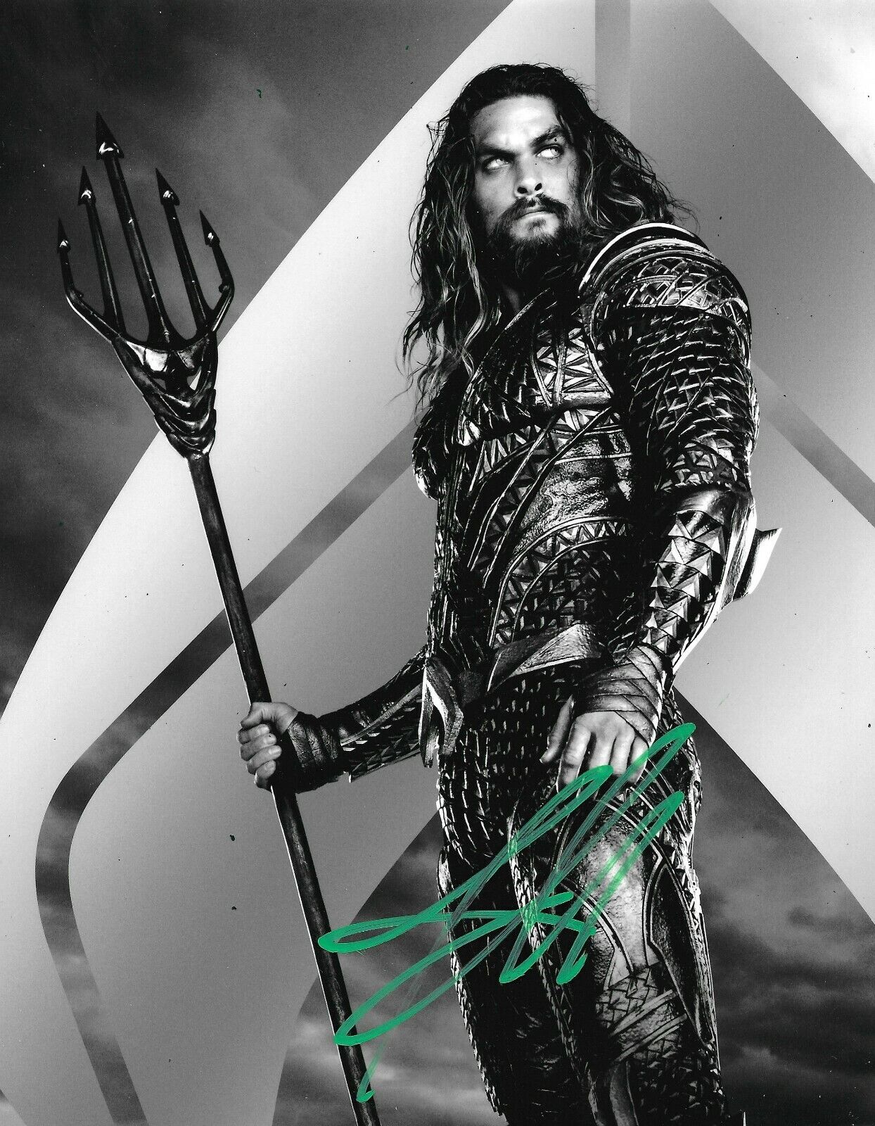 Jason Momoa Signed Zack Snyders Justice League 10x8 Photo Poster painting AFTAL