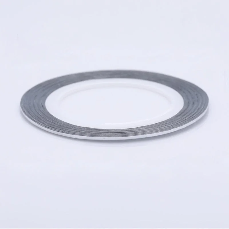 12 Rolls 2mm Matte Glitter Nail Striping Tape Line Rainbow Multi Color Styling Tool Sticker Decal  DIY Decoration-Nail Inspo