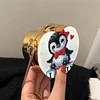 Pinguin DIY Diamond Painting Umhängetasche für Münzen Lippenstift Kopfhörer Geschenke