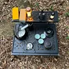 Outdoor Camping Gas Stove Lightweight Stove Head with Storage Bag for Picnic BBQ
