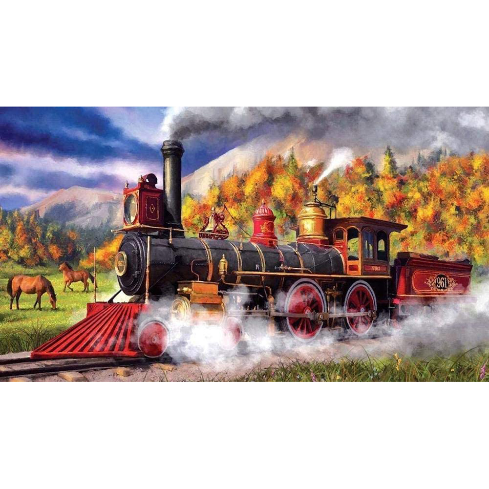 

Train - Round Drill Diamond Painting - 80*40CM (Big Size), 501 Original