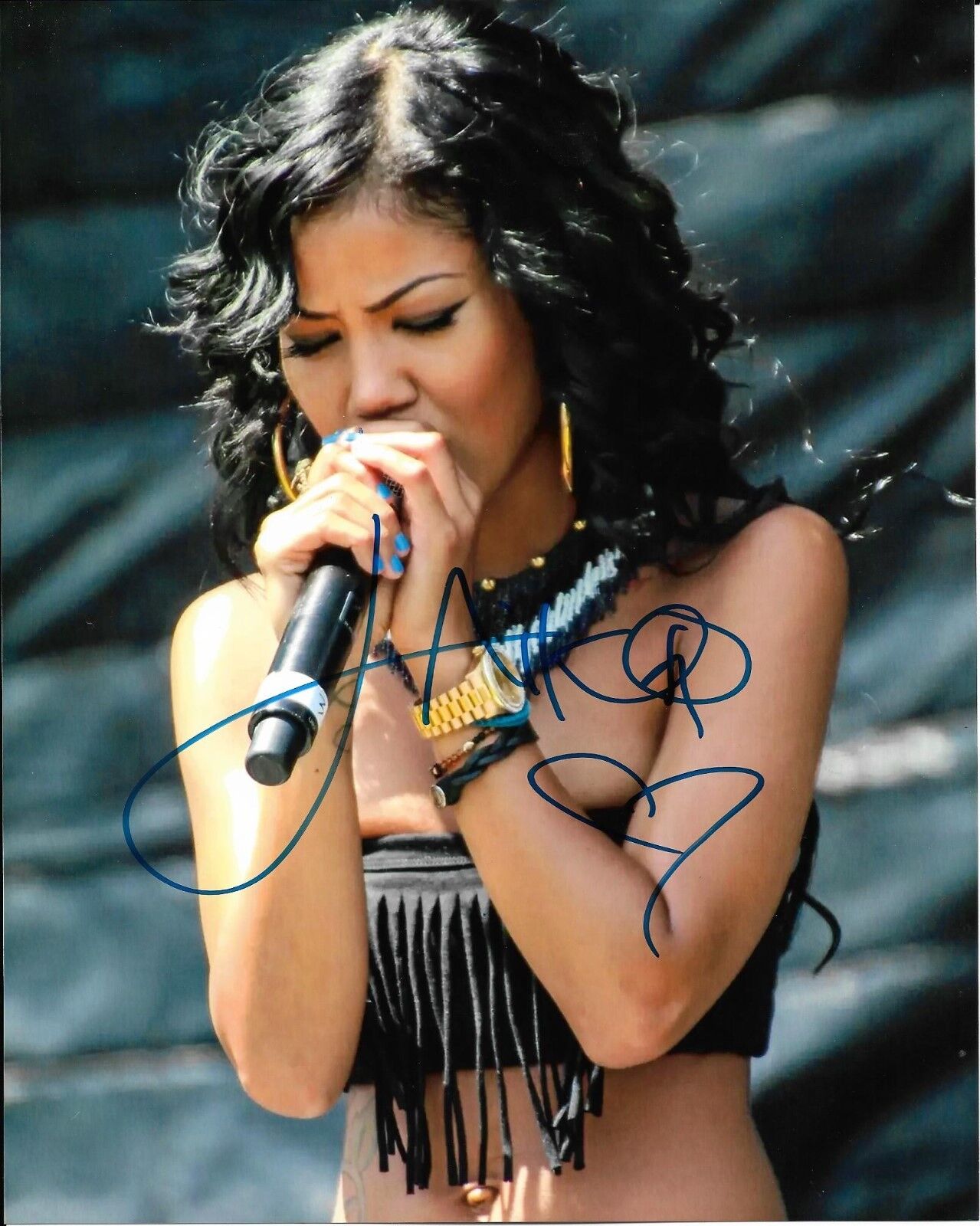 JHENE AIKO signed autographed 8X10 Photo Poster painting (BIG SEAN, B2K, MIGOS, LIL WAYNE) w/COA