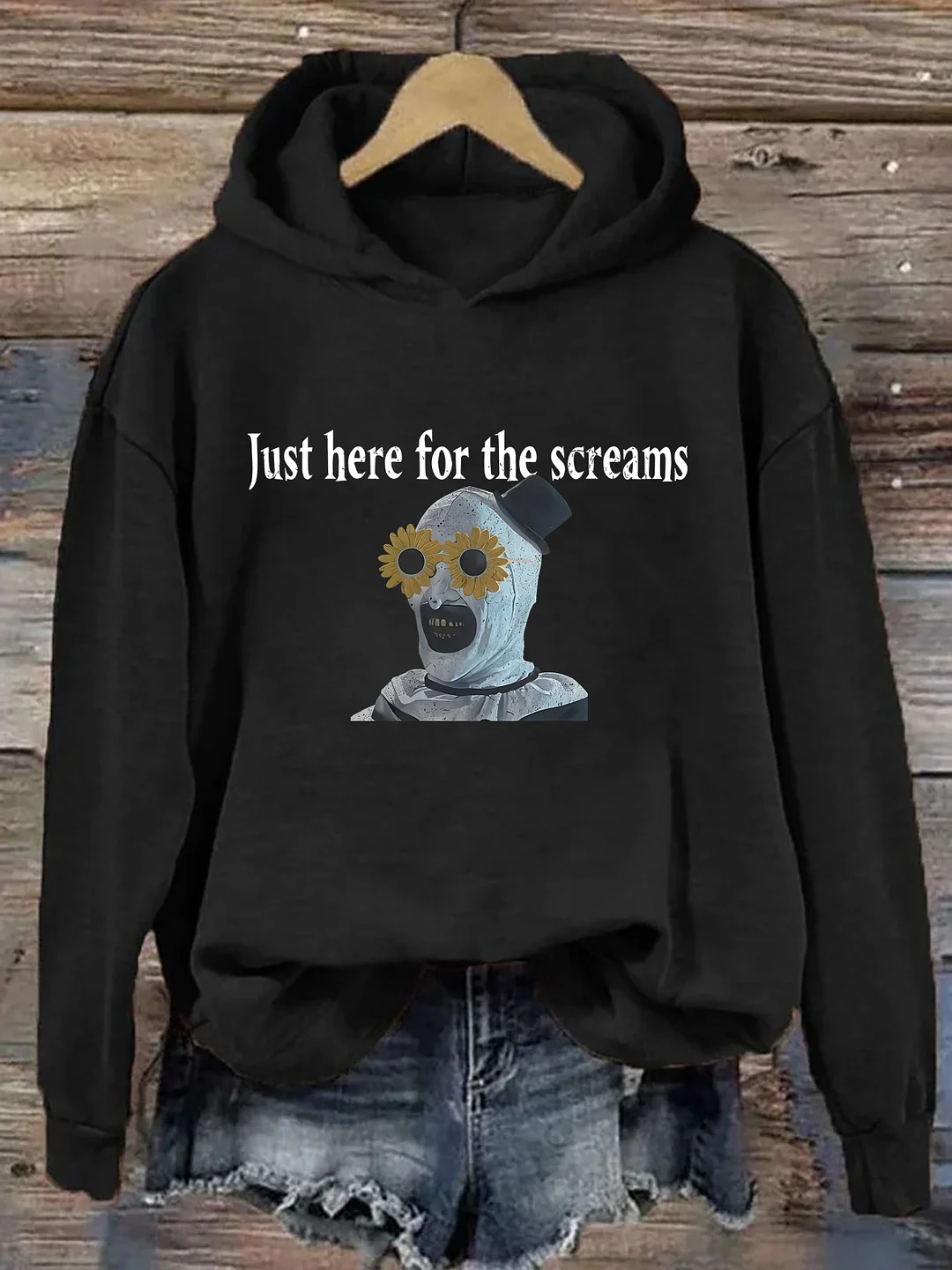 Just Here For The Screams Hoodie