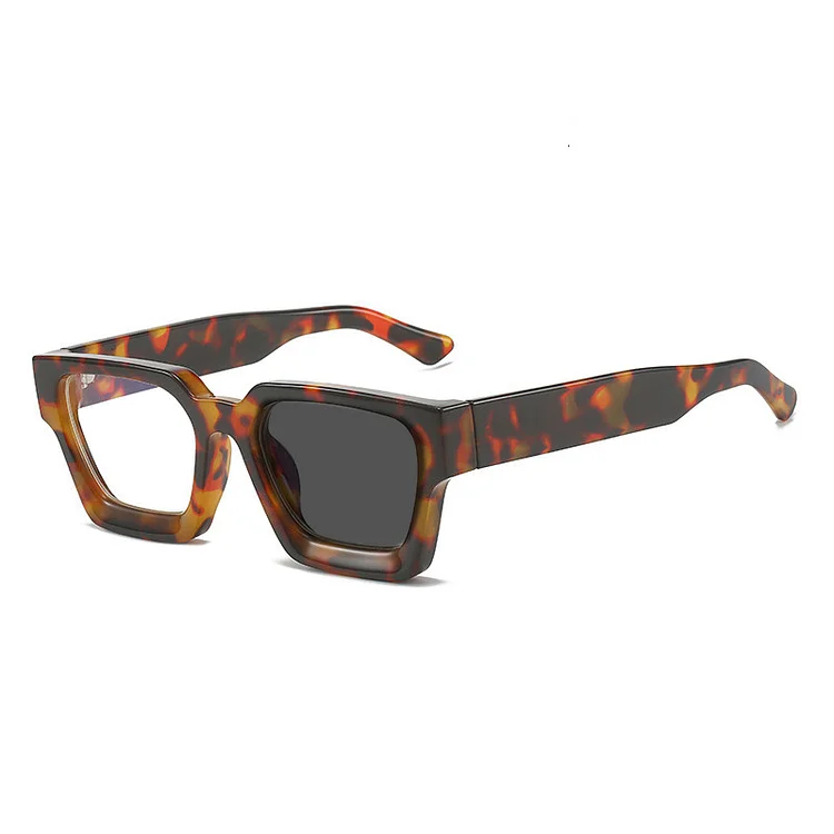 Brand Men's  Square Glasses Frame Optical Photochromic Blue Light Reading Glasses Retro Big Eyeglasses Classic Computer Glasses