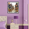 Halloween Pumpkin Street-Full Round Diamond Painting 30*30CM