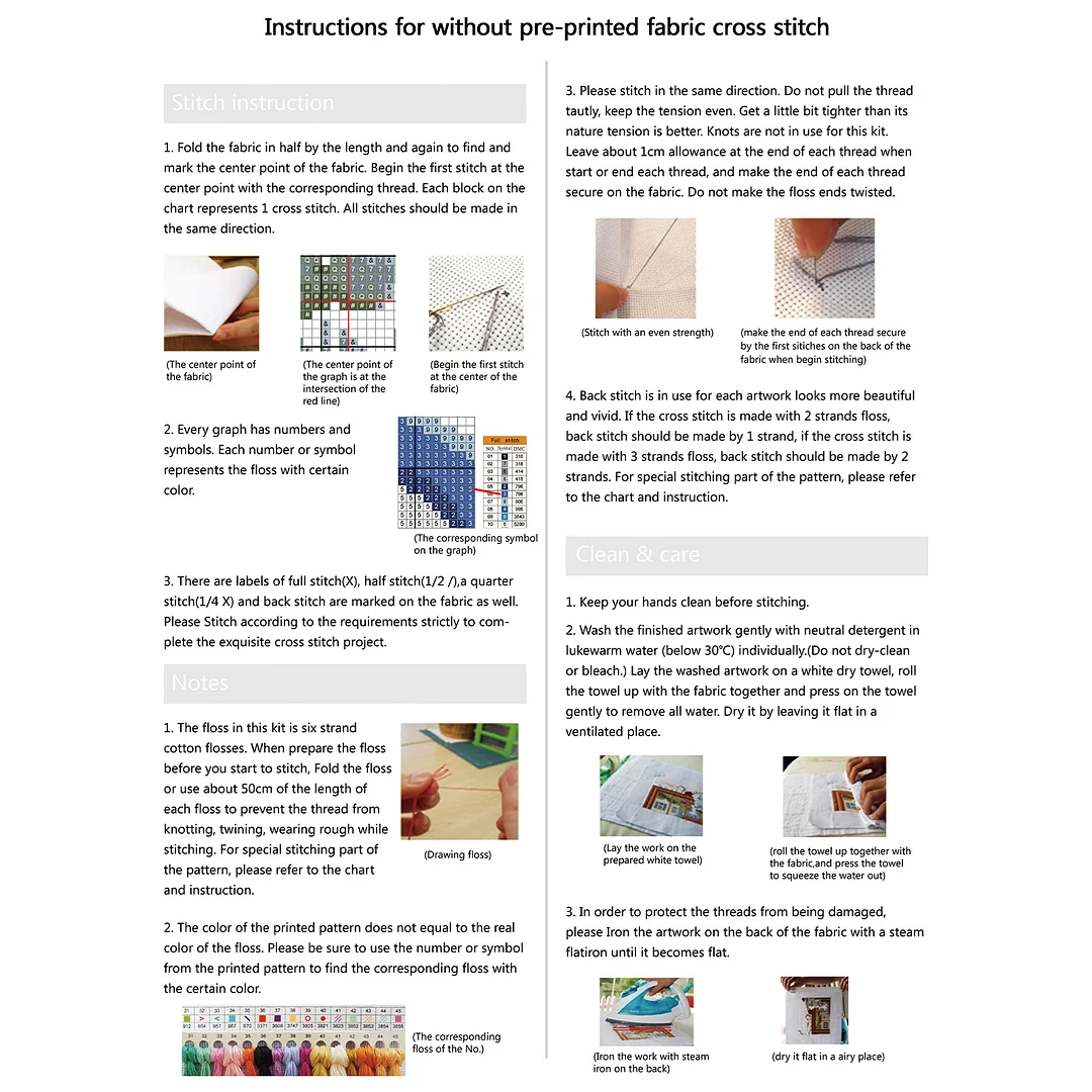 Christmas 12 Elements Partial 11CT DIY Stamped Cross Stitch Kits Gift 36x52cm