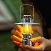 Retro Rechargeable LED Camping Lantern 3 Light Modes IP44 Waterproof