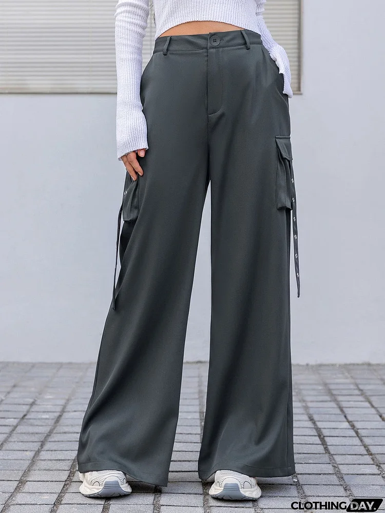 Wide Leg Cargo Pants