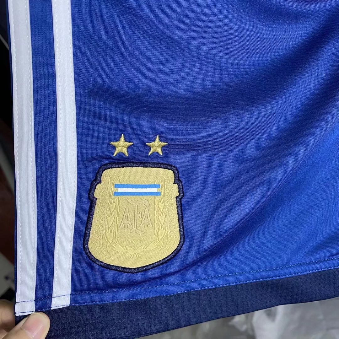 Retro 2014 Argentina away Shorts Football Thai Quality