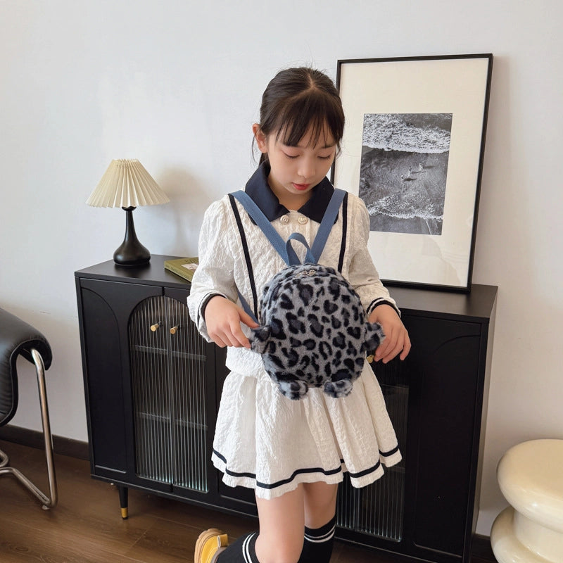 Leopard Holiday Daily Kids Backpack