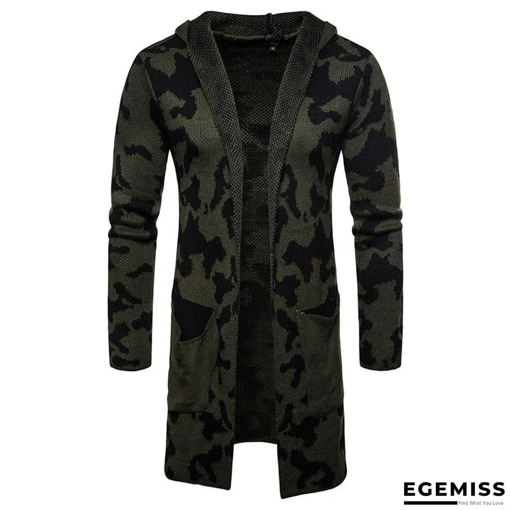 Men Casual Sweater Cardigan Men Winter Hooded Neck Quality Knitted Brand Male Sweaters large size | EGEMISS