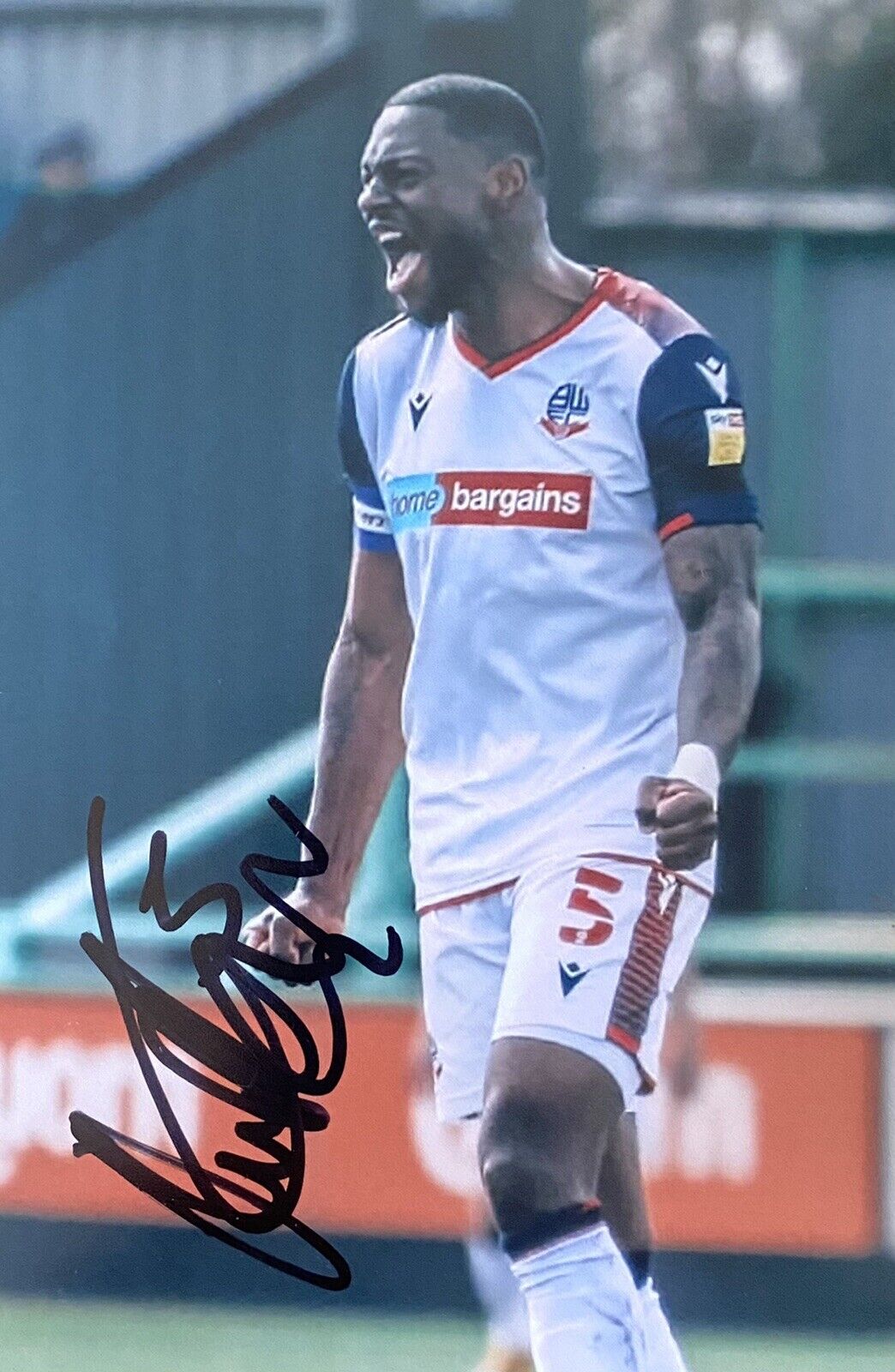 Ricardo Santos Genuine Hand Signed Bolton Wanderers 6X4 Photo Poster painting