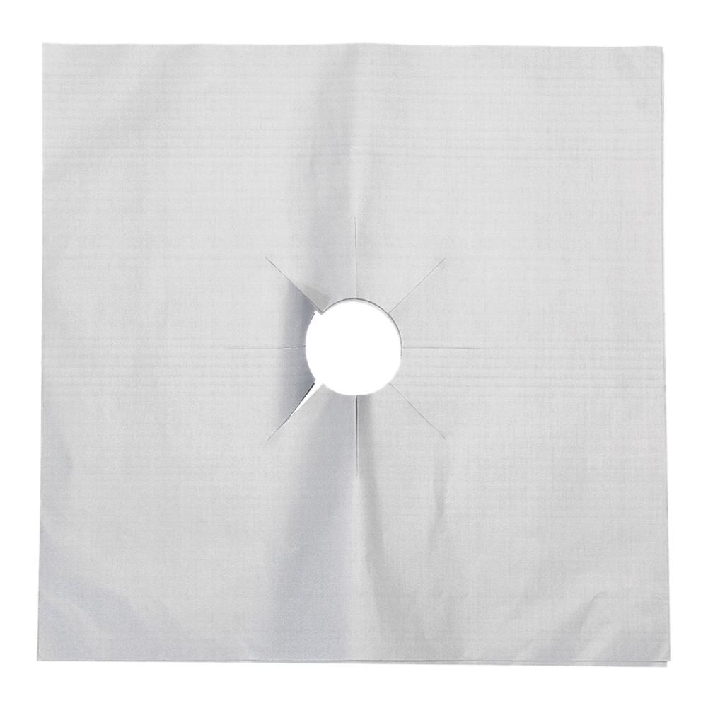 

4Pcs Bbq Paper Barbecue Pad Non Stick Cook Clean Paper Kitchen Tool, Silver, 501 Original